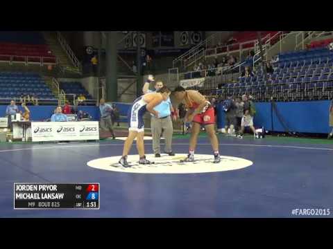 220 Champ. Round 1 - Michael Lansaw (Oklahoma) vs. Jorden Pryor (Maryland)