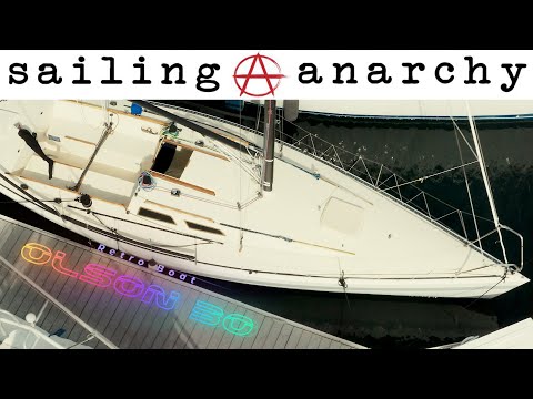 Sailboat tour Olson 30 - E29 #retroboat - With #sailinganarchy Scot Tempesta