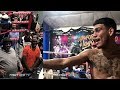 TERENCE CRAWFORD CONFRONTS JOSE BENAVIDEZ DURING HIS WORKOUT! BOTH GO AT IT VERBALLY!
