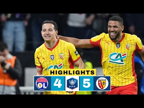 Lyon vs RC Lens 4-5 Resumé | Penalty Shootout | Coupe de France Highlights | Masuaku Red Card 