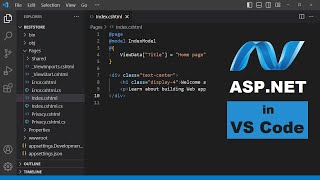 Create Your First ASP.NET Web Application using Visual Studio Code | ASP.NET using VSCode and .NET 8