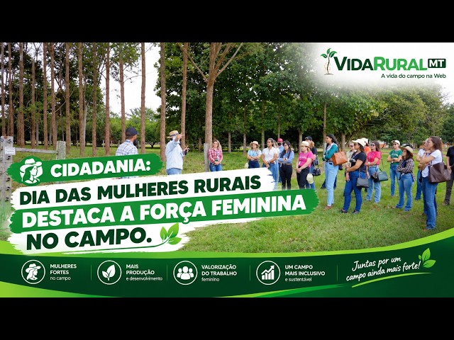 DIA DAS MULHERES RURAIS DESTACA A FORÇA FEMININA NO CAMPO