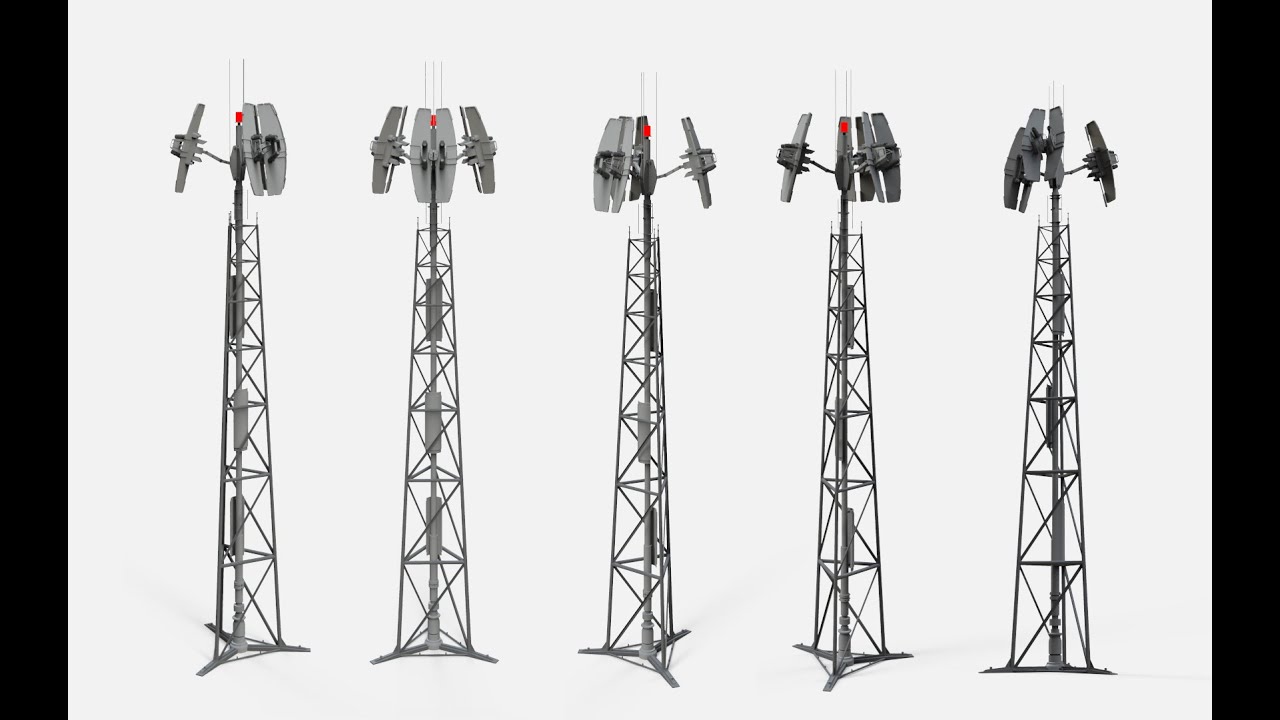 Наукова фантастика антена 14 3D Модель