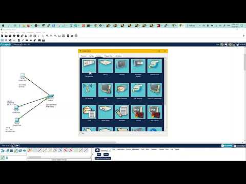 Cisco Packet Tracer -1- Basic L2 - L3 concepts demo