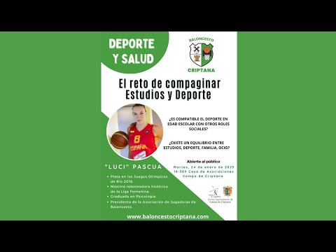 Jornadas Formativas - Luci Pascua (Licenciada en Psicología y exjugadora profesional)