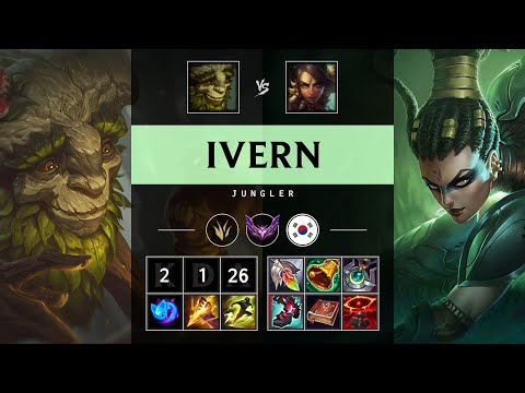 Ivern Jungle vs Nidalee - KR Master Patch 25.19