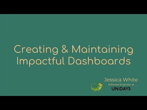 Creating & Maintaining Impactful Dashboards' - Jessica White