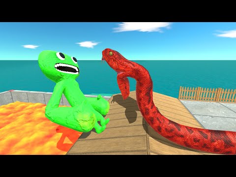 The Giant Python Attacks All Units That Fall Into The Lava Pool - ARBS