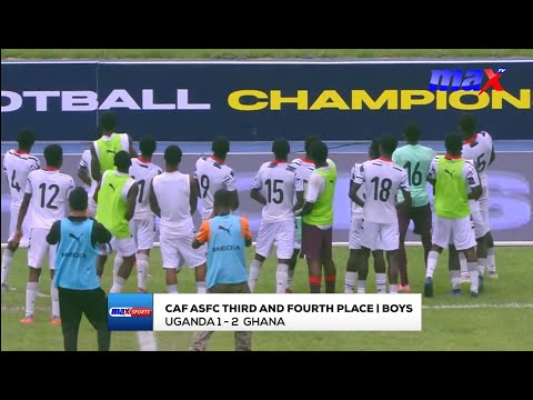Highlights | Uganda 1-2 Ghana | African Schools U-15 Football Championship (Boys)