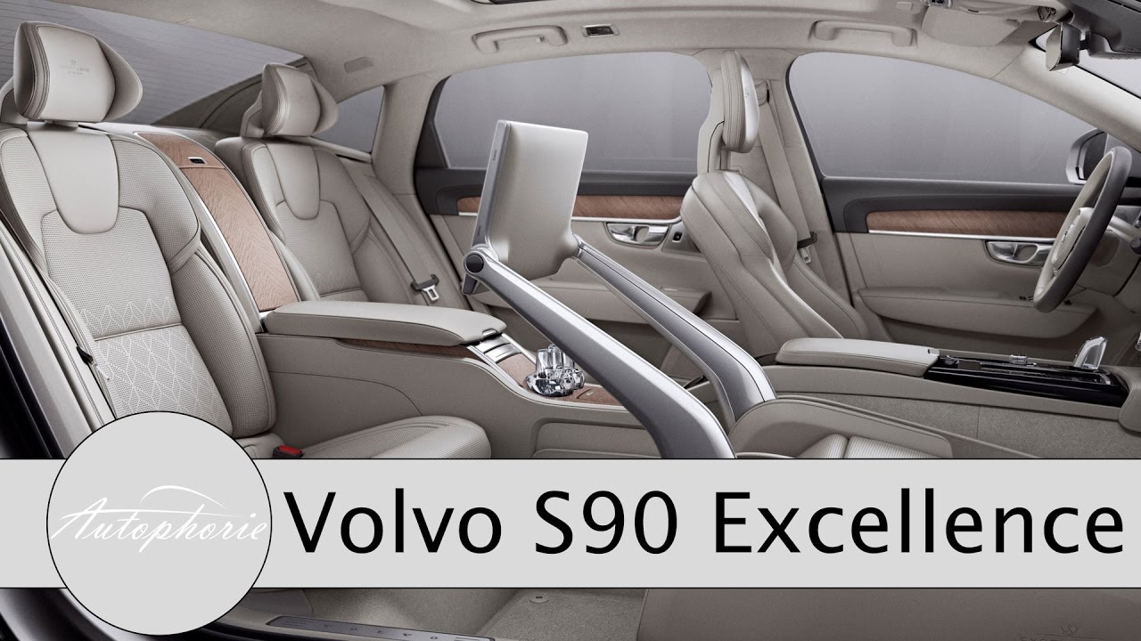 Volvo’s S90 Excellence Has A Dedicated Cabinet For Your Shoes