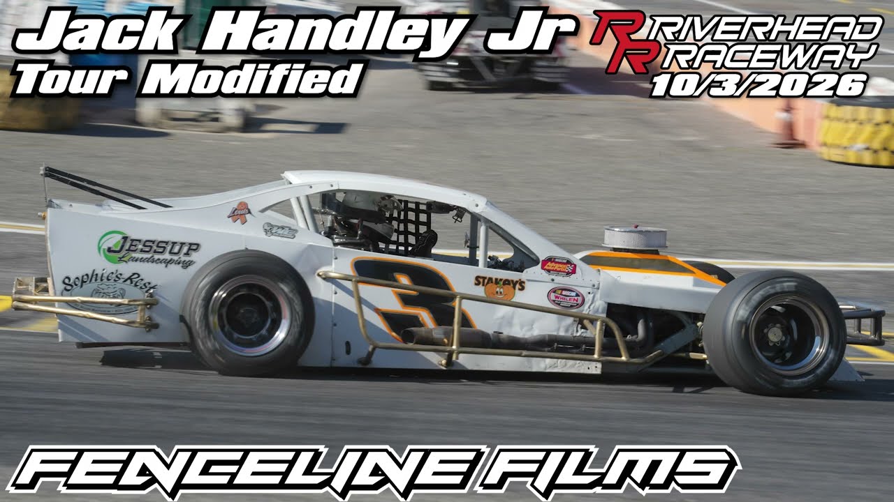 Jack Handley Jr Tour Modified Riverhead Raceway Baldwin Evans & Jarzombek 77 2026