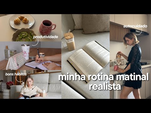 ROTINA DA MANHÃ REAL | 7AM, hábitos saudáveis, motivação e produtividade