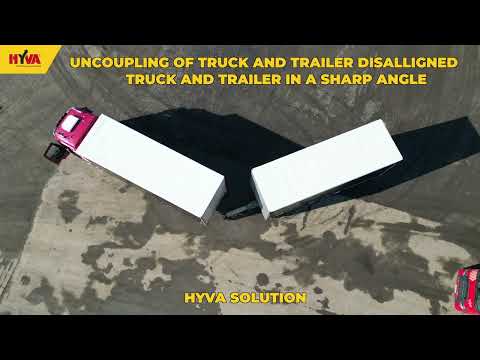Check the advantages of the new solution from HYVA - automatic trailer coupling