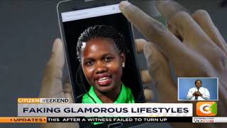 Faking glamorous lifestyles online