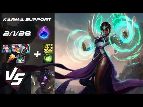 SUPPORT Karma vs Alistar - EU Challenger Patch 25.22