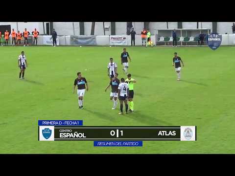 Resumen Fecha 1 |  Centro Español 0 - Atlas 1 | Primera "D" 2019/20