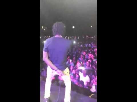 Strackle Ice. live performance in linstead