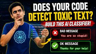 Build Python AI Text Classifier Full Guide | Identify Bad Messages Automatically