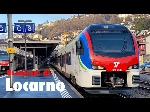 Stazione di Locarno | Stadler FLIRT 3 | RE 80 | TILO | Bahnhof Locarno