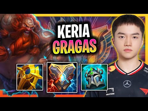 LEARN HOW TO PLAY GRAGAS SUPPORT LIKE A PRO! | T1 Keria Plays Gragas Support vs Rell!  Season 2025