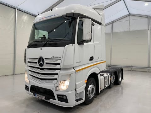 YL66 GVE - Mercedes Actros 2545 6x2 Midlift Tractor Unit | Law Truck Centre UK