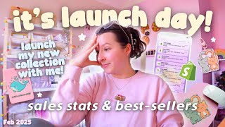 Launch Day Vlog 🛍️ Launching My Kawaii Cats Collection & Car Air Fresheners (+ Sales Stats!) 💸