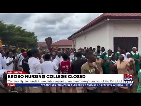 Krobo Nursing College Closed: Community demands immediate reopening & temporary removal of Principal