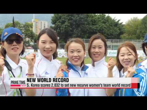 Archery: S. Korea sets new recurve women's team world record