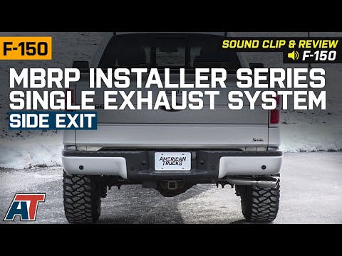 2009-2010 5.4L F-150 MBRP Installer Series Single Exhaust System - Side Exit Sound Clip & Review