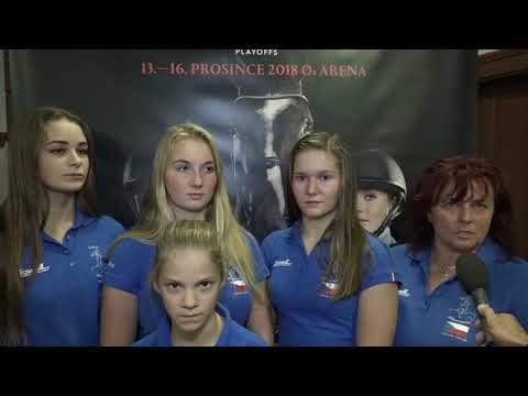 S Andreou Videnkovou o voltiži při Prague PlayOffs