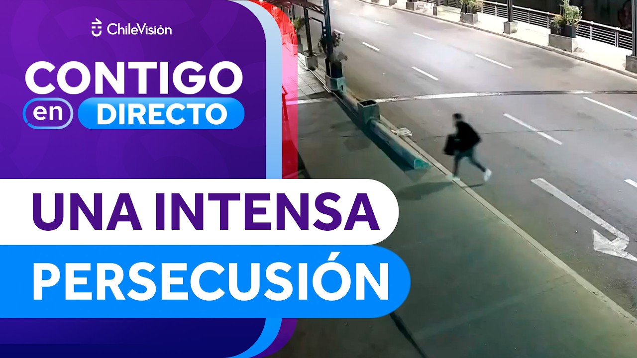 SE LANZÓ AL RÍO MAPOCHO: Así fue intensa persecución a hombre que robó a mujer - Contigo en Directo