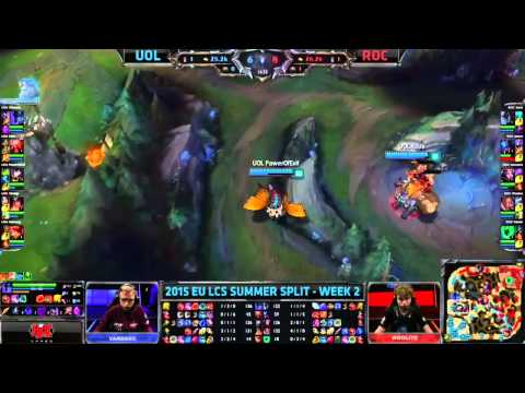 UOL vs ROCCAT | LCS EU 2015 Summer | 4.nap 3.meccs