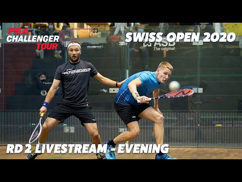 Swiss Open Squash 2020 - Rd 2 Livestream - Evening Session