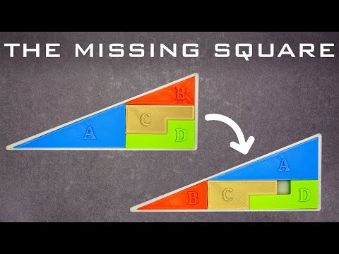 The IMPOSSIBLE Missing Square puzzle #short