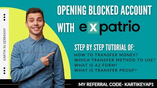 Step by Step: How to open a Blocked Account with Expatrio (2023) Use Code"kartikeyap1"