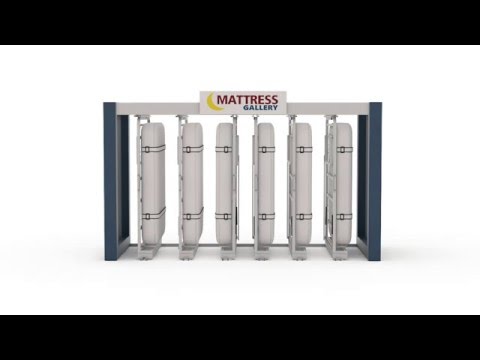 Mattress display rack intro