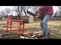 Poulan Pro 415 Racesaw And Chain Testing