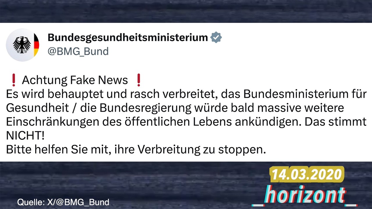 Heute vor sechs Jahren: Die „Achtung Fake News“-Meldung des BMG