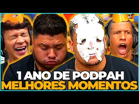 MELHORES MOMENTOS ESPECIAL DE 1 ANO com JULIO COCIELO & NINJA - Podpah #238 / FlowPah Cortes