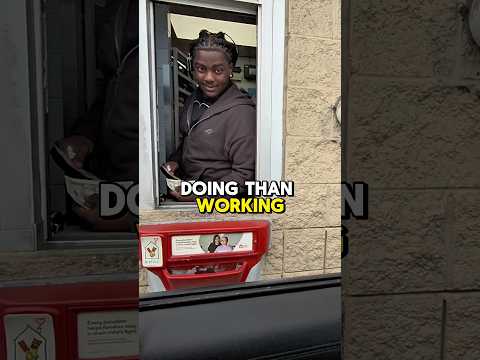 He Thinks it’s a Prank… 😂❤️ #mcdonalds #fastfood #drivethru #pov #prank