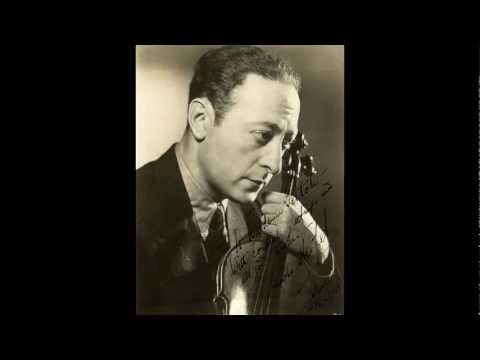 Jascha Heifetz - Pablo de Sarasate, Zigeunerweisen Op.20