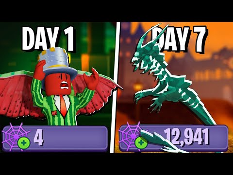 I Survived 7 Days In The 2022 Halloween Event! - ROBLOX Dragon Adventures