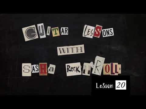 Sasha Rock'n'Roll guitar lessons -  Perkele (Heart Full Of Pride) видео урок №20 t