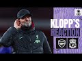 Klopp's Reaction: Second-Half Performance, 'Finding Solutions' | Arsenal 0-2 Liverpool