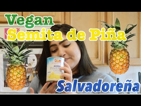 Vegan Semita de Piña Salvadoreña
