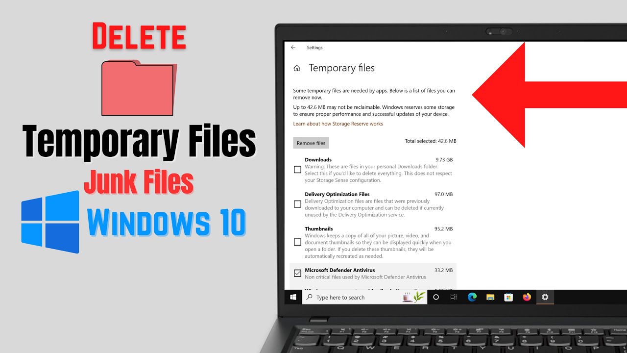 What are Temporary Files in Windows 10? CrossPointe