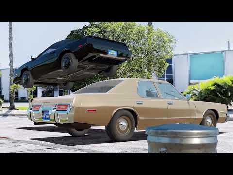 Turbo boost 3D de kitt ( knight rider k2000 ) fait avec blender 2.8 eevee