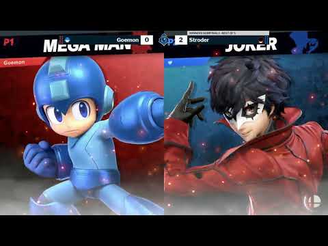 Pure Smash 17 SSBU Winners Semis - Goemon (MegaMan) vs Stroder (Joker)
