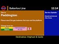 London Underground Bakerloo Line Train Announcement