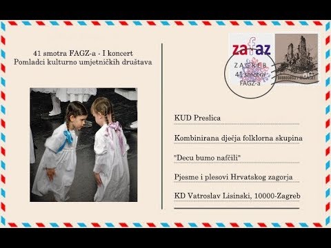 "Decu bumo nafčili" - KUD Preslica, kombinirana dječja folk.skupina